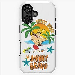 Johnny Bravo Tropical themed concept style iPhone Tough Case