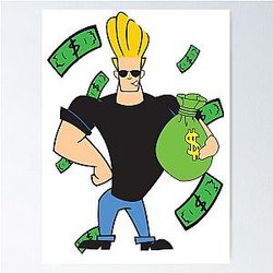 Rich Johnny Bravo Poster