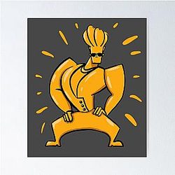 Oro Johnny Bravo Poster