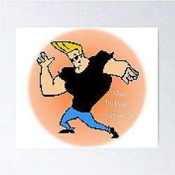 Johnny Bravo Poster