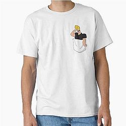 Johnny Bravo Pocket Classic T-Shirt