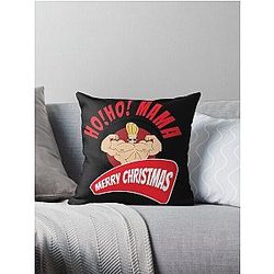 Johnny Bravo Christmas Shirt Throw Pillow