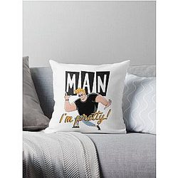 Johnny Bravo I'm Pretty Throw Pillow