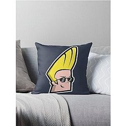 Johnny Bravo face Birthday party gifts Throw Pillow