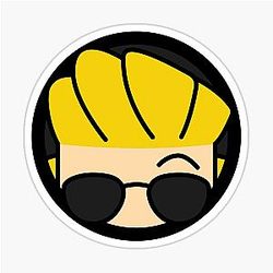 Johnny Bravo Sticker