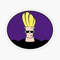 Johnny Bravo Sticker
