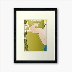 Johnny Bravo Framed Art Print