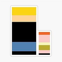 Minimalist Johnny Bravo Sticker