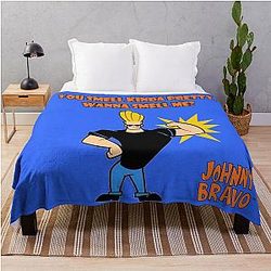 Johnny Bravo Throw Blanket