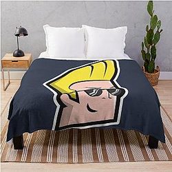 Johnny Bravo birthday party gifts throw blanket