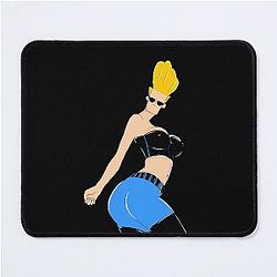 Sexy in black Johnny Bravo Mouse Pad