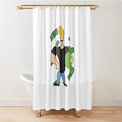 Rich Johnny Bravo Shower Curtain
