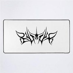 bilmuri merch bilmuri logo Desk Mat