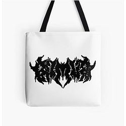 Bilmuri and friends - black All Over Print Tote Bag