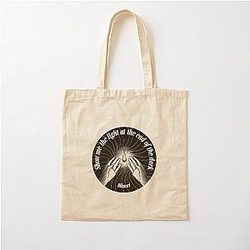 Show me the light at the end of the dark - corn fed yetis bilmuri lyrics metal rock song Cotton Tote Bag