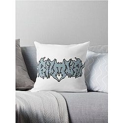 Bilmuri and blue Friends Throw Pillow