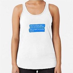 John Oliver Adam Driver quote - Racerback Tank Top