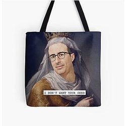 John Oliver Saintly Celeb All Over Tote Bag