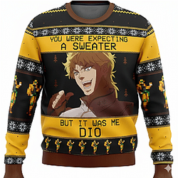 It Was Me Dio Jojo’s Bizarre Adventure Ugly Christmas Sweater