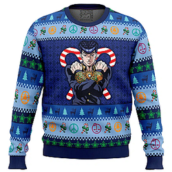 Josuke Higashikata Jojos Bizarre Adventure Ugly Christmas Sweater