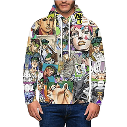JoJo's Bizarre Adventure Hoodies - Rohan Kishibe Face Hoodie
