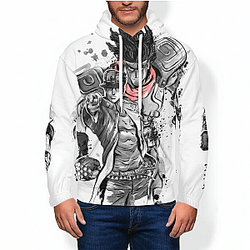 JoJo's Bizarre Adventure Hoodies - Jotaro and Star Platinum Pose Hoodie