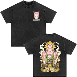 Jojo Bizarre Adventure Vintage Washed Killer Queen T-Shirts