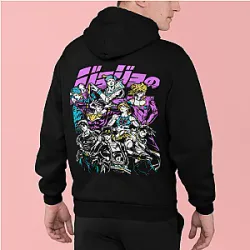 JoJo's Bizarre Adventure Hoodie Jotaro Kujo Dio Giorno