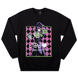 Josuke Black Crewneck Sweatshirt