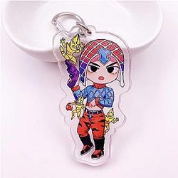 JoJo's Bizarre Adventure Keychains - Guido Mista and Sex Pistols Keychain