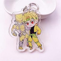 JoJo's Bizarre Adventure Keychains - Dio Brando and The World Chibi Keychain