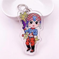 JoJo's Bizarre Adventure Keychains - Guido Mista and Sex Pistols Keychain