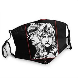 JoJo's Bizarre Adventure Face Masks - Gyro Zeppeli x Johnny Joestar Face Mask