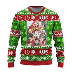 JoJos Bizarre Adventure Custom Christmas Sweater Ugly Xmas Gift