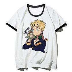 JoJo's Bizarre Adventure T-Shirts - Giorno Giovanna x Diego Brando Chibi T-shirt-jojo
