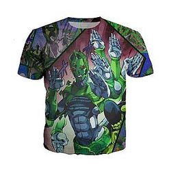 JoJo's Bizarre Adventure T-Shirts - C-Moon Humanoid Fighting Stand T-Shirt