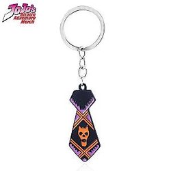 Jojo's Bizarre Adventure Keychain Necktie (Yoshikage Kira)