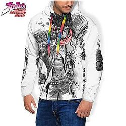 JoJo's Bizarre Adventure Hoodie Jotaro x Star Platinum