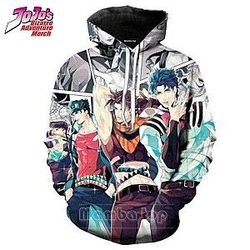 Jojo's Bizarre Adventure Hoodie Jojo Family