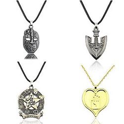 JJBA Necklace Cosplay Costome - Jotaro Kujo/ Dio Brando's Metal Jewelry Accessories