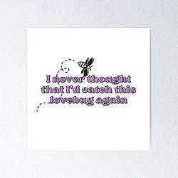 Lovebug - Jonas Brothers (Purple) Poster