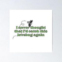 Lovebug - Jonas Brothers (Green) Poster