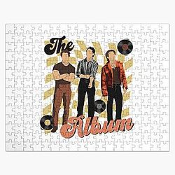 Vintage Jonas Brothers The Album Retro Tour 2023 - Five Albums One Night kevin jonas Jigsaw Puzzle