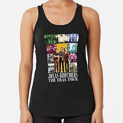 Vintage The Eras Tour 2023- Jonas Brothers JB The Album waffle house Racerback Tank Top