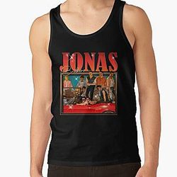 dark green background <<Jonas Brothers Band,JonasBrothers,Jonas Brothers Band,JonasBrothers,Jonas Brothers Band,JonasBrothers,Jonas Brothers Band,JonasBrothers>> Tank Top