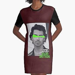 Jonas Brothers Joe Band Member Classic T-Shirt Graphic T-Shirt Dress