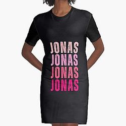 Vintage Jonas Brothers I Love Hot Dads  Daddy Joe Jonas Homage Jonas Retro 90S Sweater Jonas Brother Graphic T-Shirt Dress