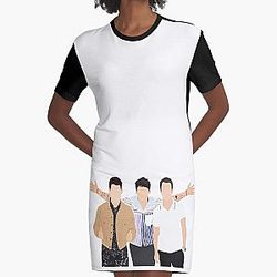The Jonas Brothers Graphic T-Shirt Dress
