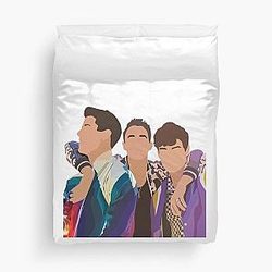 Jonas brothers art Jo bros gift Duvet Cover