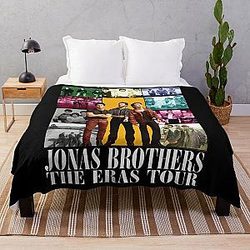 Jb The Eras Tour 2023 Vintage Jonas Brothers The Album Throw Blanket